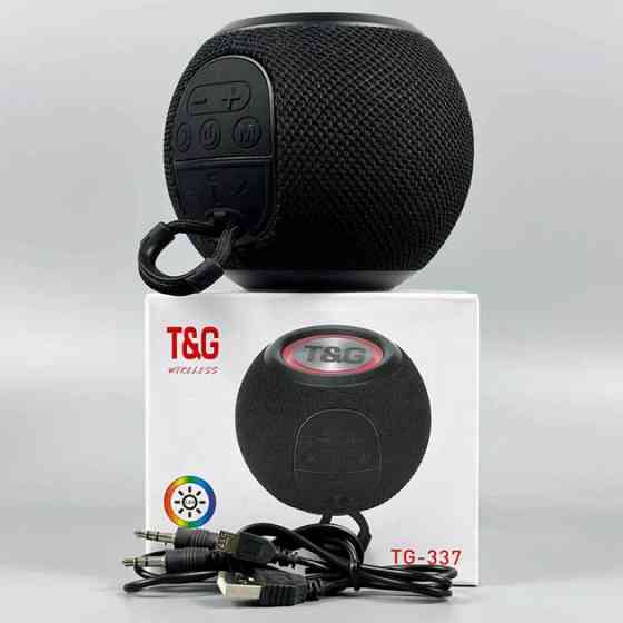 Колонка портативная Bluetooth T&G TG337 black черная Київ