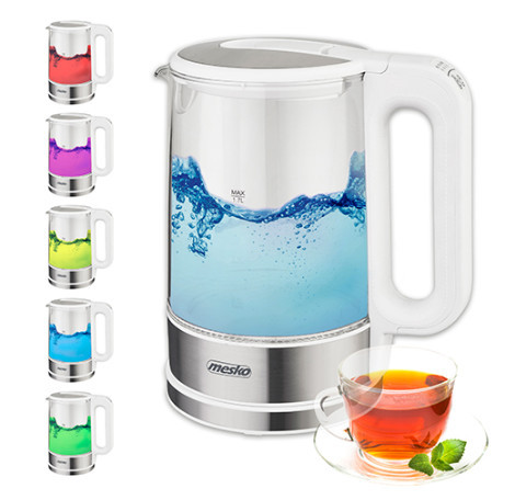 Електрочайник Mesko MS-1301 1.7 л білий Киев - изображение 1