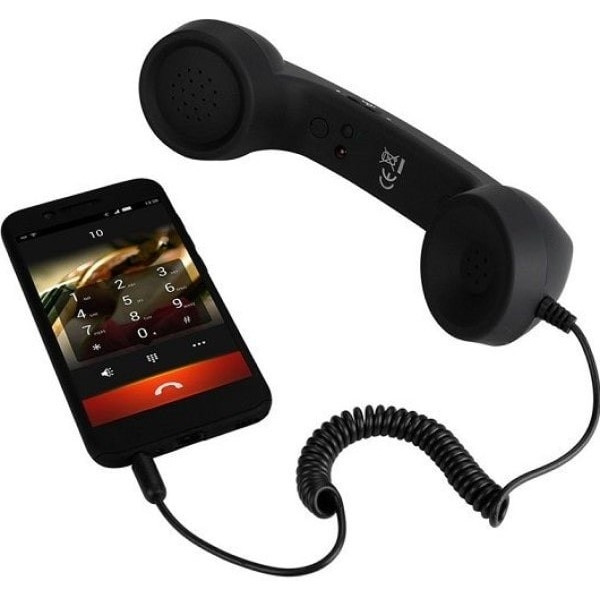 DM Ретро трубка High Quality Classic 3.5mm Mic Black Харків - зображення 1