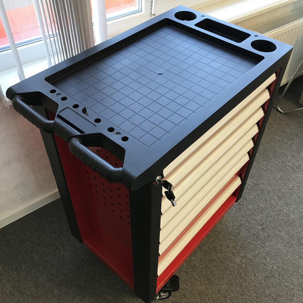 Тележка с инструментом 7 секций, 240 ед. TORIN TBR5807A-X Харків - зображення 3