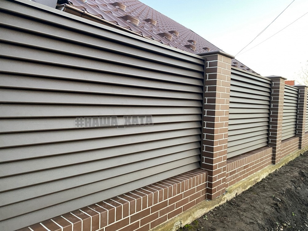 Сучасний паркан Жалюзі. Черновцы - изображение 5