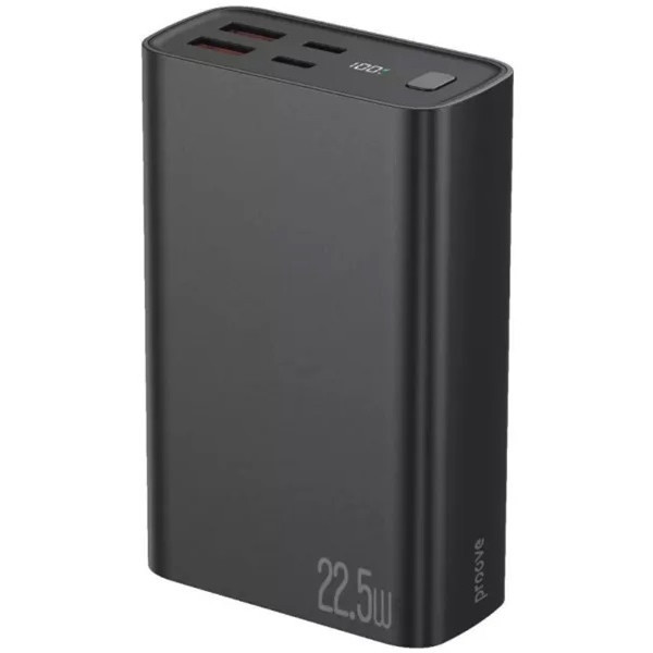Power Bank Proove Hyper Flux Plus 22.5W 20000mAh Black (PBF222120001) (Код товару:41517) Харків - зображення 1