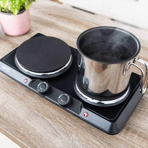 Электроплита First FA-5083-5 2500 Вт черная Киев - изображение 1