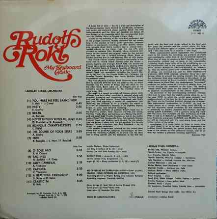 Виниловая пластинка Rudolf Rokl/ Рудольф Рокль Винница
