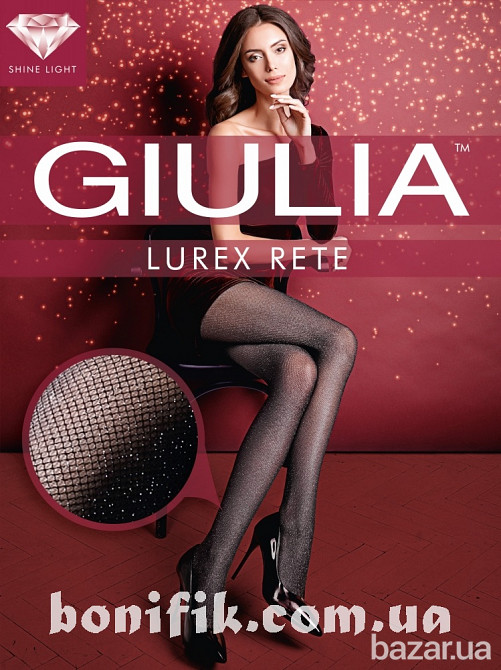 Женские колготки блеском и сеточкой LUREX RETE 40 DEN (model 2) Кривий Ріг - зображення 1