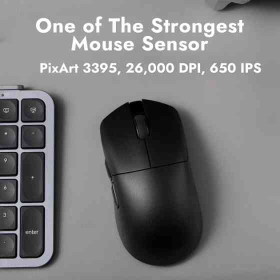 Мышь компьютерная безпроводная Lemokey G1 Black G1-A1 черная Киев