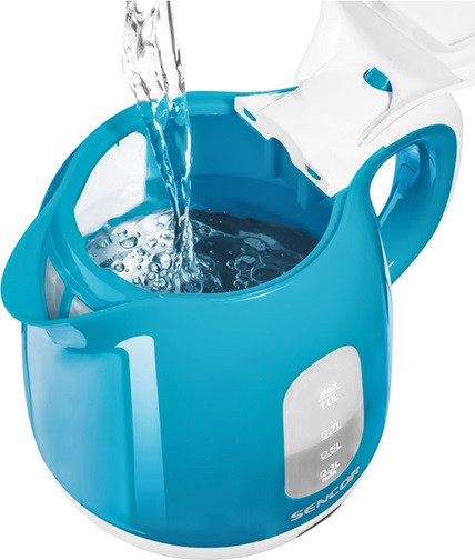 Электрочайник SenСor SWK 1017TQ 1 л голубой Київ - зображення 7