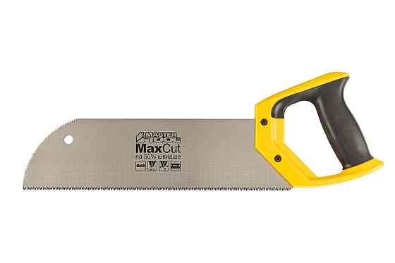 Ножовка для фанеры MASTERTOOL с запилом 12TPI MAX CUT 300 мм закаленный зуб 3-D заточка полированная Харьков