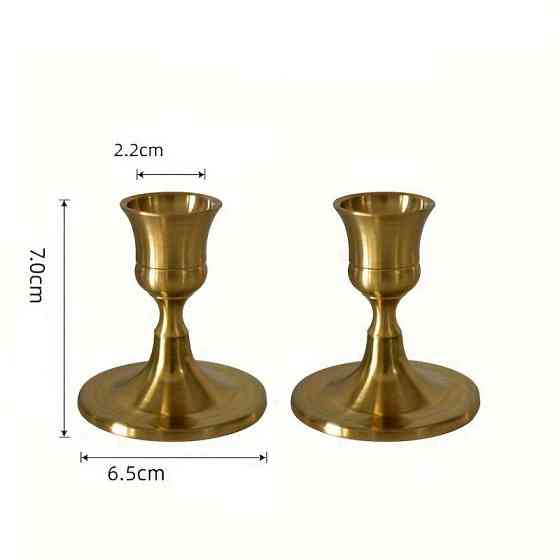 Подсвечники металлические бронзовые Leeseph, 2 шт Одеса