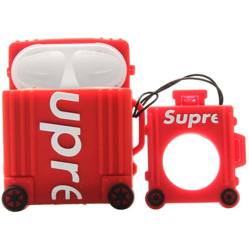 Силиконовый футляр Brand для наушников AirPods 1/2 + кольцо Херсон - изображение 5