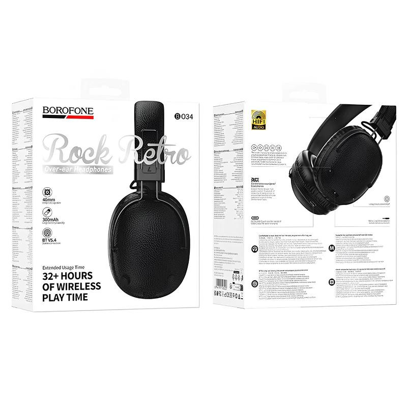 Накладные беспроводные наушники Borofone BO34 Suenos Херсон - зображення 3