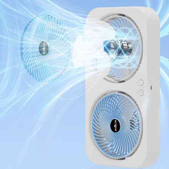 Настольный вентилятор F105 Dual-Fan Design 1800mAh Херсон