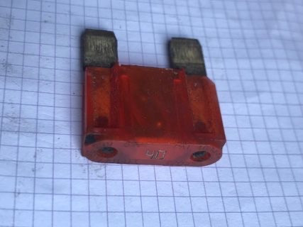 Бу предохранитель 40A max, 4604602-4635023, 7700410540, оранжевый. Кропивницький - зображення 1