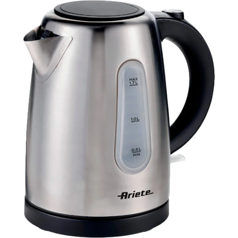 Электрочайник Ariete ART-2847 BK 1.7 л серебристый Київ - зображення 1