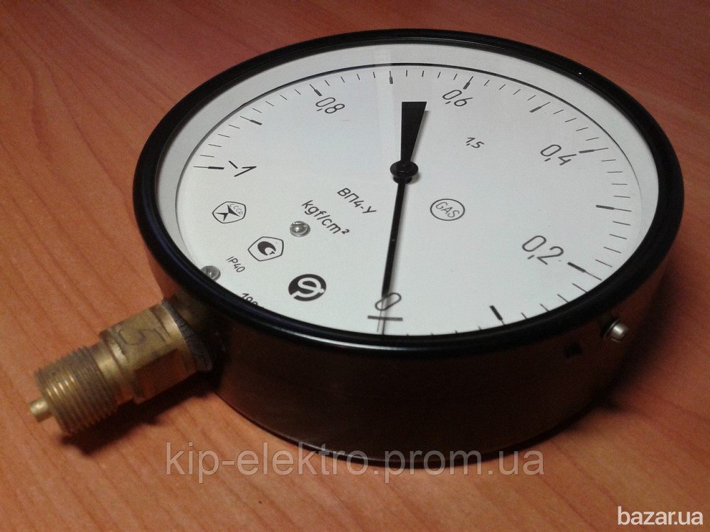 Вакуумметр показывающий ВП4-У (ВП-4У, ВП4У, ВП 4У) - радиальный штуцер (РШ) Киев - изображение 2