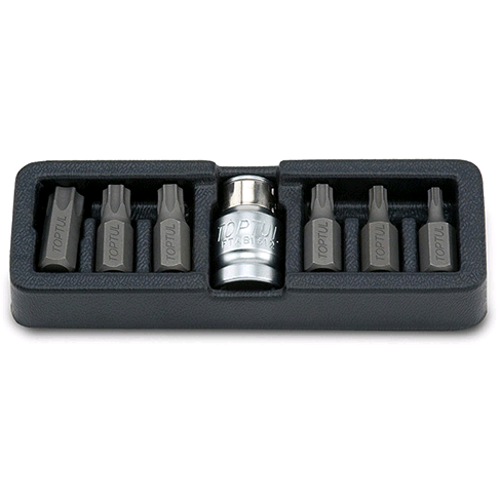 Набор биты для отвертки TORX TOPTUL 10мм T25-T55 7ед. GAAT0705 Харьков - изображение 1