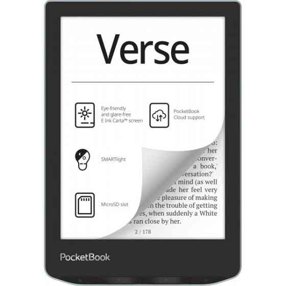 Електронна книга PocketBook 629 Verse Bright Blue (PB629-2-CIS) (Код товару:37673) Харків