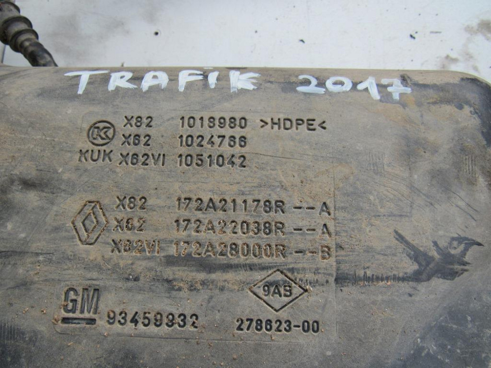 Бак AD Blue Opel Vivaro B 1.6 dci 2014-2019 (172A21178R) Ковель - изображение 2