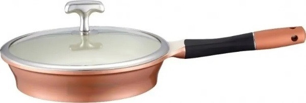 Сковорода універсальна Peterhof PH-15397-24-brown 24 см коричнева Київ - зображення 1