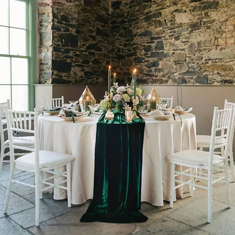 Дорожка-раннер бархатная Leeseph 300 см зелёная Одесса - изображение 7