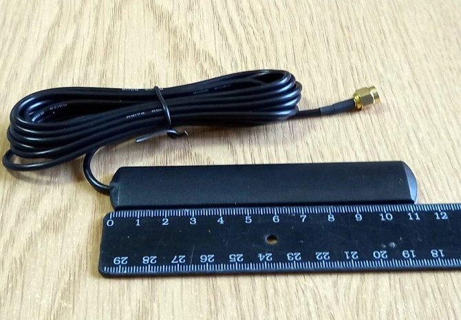 Антенна универсальная на липучке 840-6000MHz 3dBi, до 50W с SMA-male разъемом, 115х22 мм (10307) Днепр - изображение 8