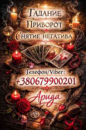 Ясновидящая в Чернигове. Снятие порчи. Гадание Таро. Любовная магия. Чернігів