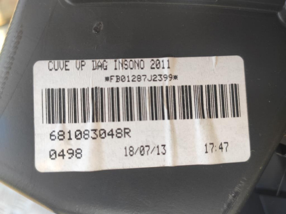 Бардачок Renault Kangoo 2008-2016 (681083048R) Ковель - изображение 2