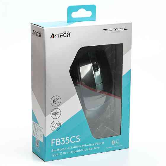 Мышь компьютерная безпроводная A4Tech FB35CS Midnight Green зеленая Київ