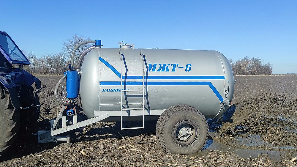 Бочка навозу МЖТ-6 (6м3) вакумна з розкидачем Біла Церква - зображення 3