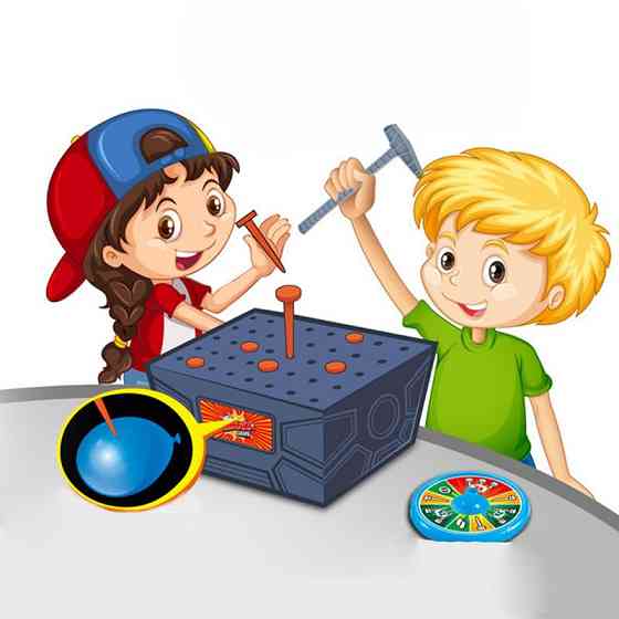 Настольная интерактивная игра Ummi 707-88 Nail Hammering Game Херсон