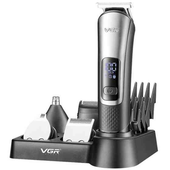 Машинка для стрижки в наборе VGR V-111 черная Киев