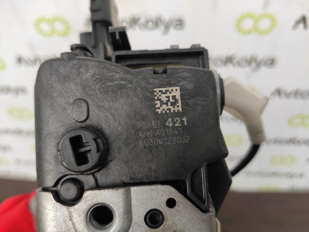 Замок боковой двери 6 pin левый Citroen Berlingo 2008-2018 (PSA828421) Ковель - зображення 3