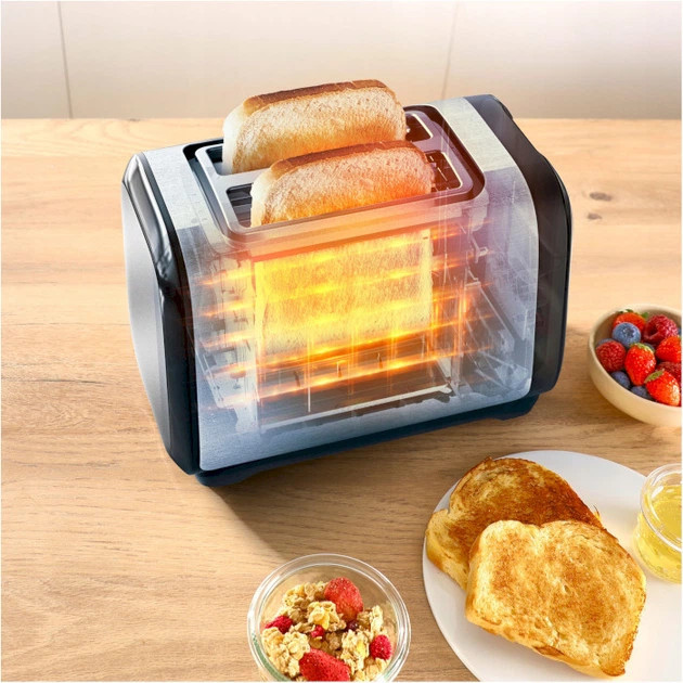 Тостер Tefal Subito TT5S1DE0 1300 Вт серебристый Київ - зображення 5