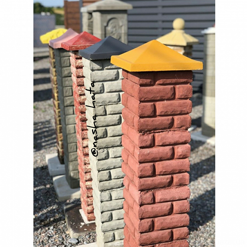 Блоки стовпчикові для огорожі від виробника.Тумби набірні,блок,стовпець. Черкаси - зображення 2