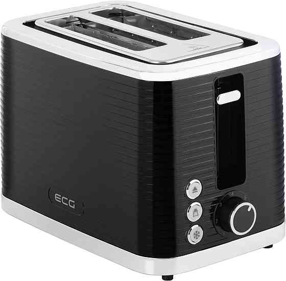 Тостер ECG ST 2750 Stripe 930 Вт черный Киев