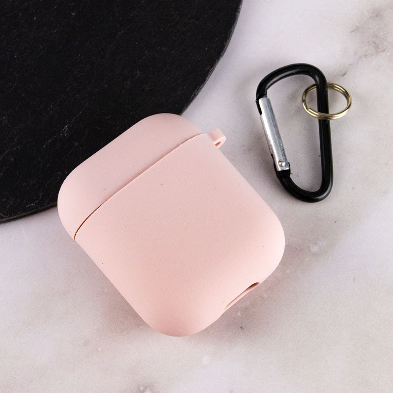 Силиконовый футляр с микрофиброй для наушников Airpods 1/2 Херсон - зображення 3