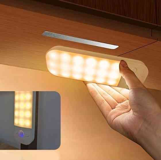 Світильники з датчиком руху, акумуляторні, бездротові, 3 режими світла, комплект 2шт Киев