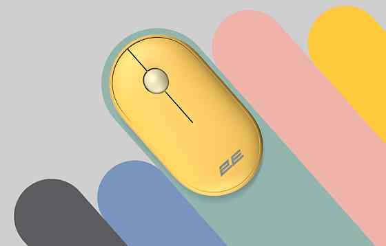 Мышь компьютерная безпроводная 2E Silent WL BT Sunny yellow 2E-MF300WYW желтая Київ