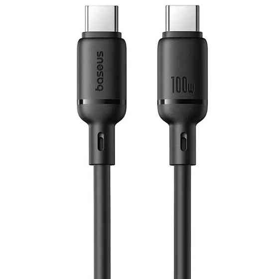 Дата кабель Baseus Silky Series OS Fast Charging Type-C to Type-C 100W (1m) (P10377704) Херсон