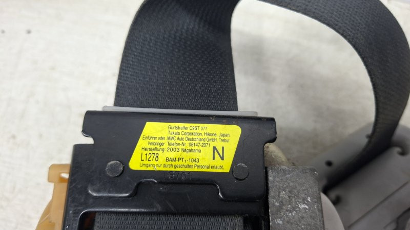 Ремень безопасности передний левый Mitsubishi Lancer 9 1.6 БЕНЗИН 4G18 2003 (б/у) Київ - зображення 4