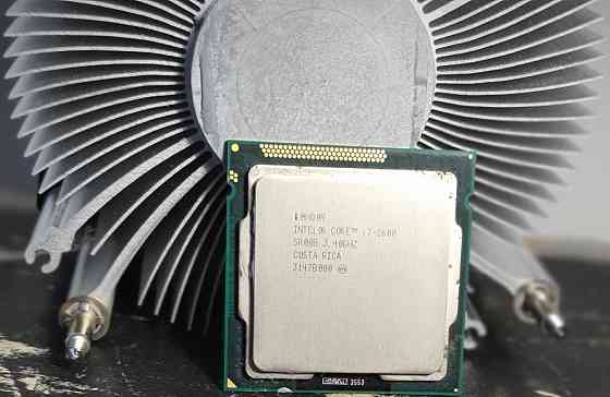 Процессор для компьютера Intel Core i7-2600+кулер-радиатор для CPU Одеса