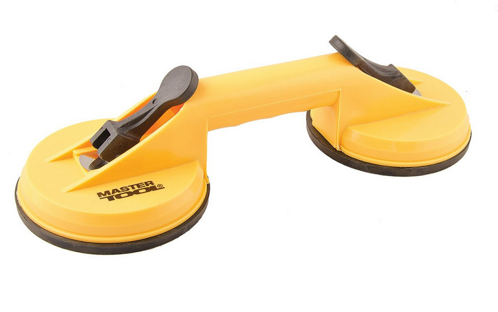 Держатель для стекла MASTERTOOL вакуумный Ø 125 мм 2в1 80 кг ABS пластик 14-0902 Харків - зображення 1