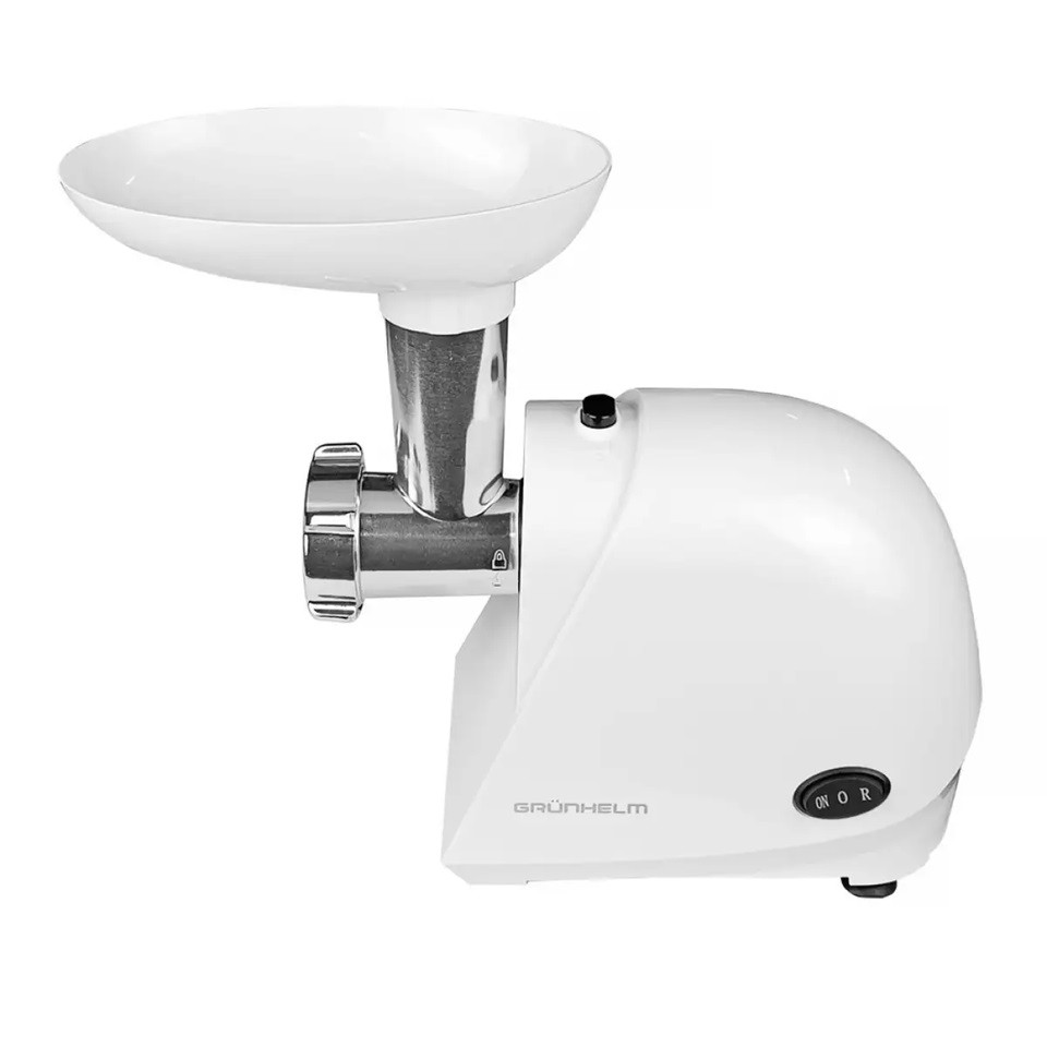 Мясорубка электрическая Grunhelm AMG143W 1400 Вт белая Київ - зображення 1