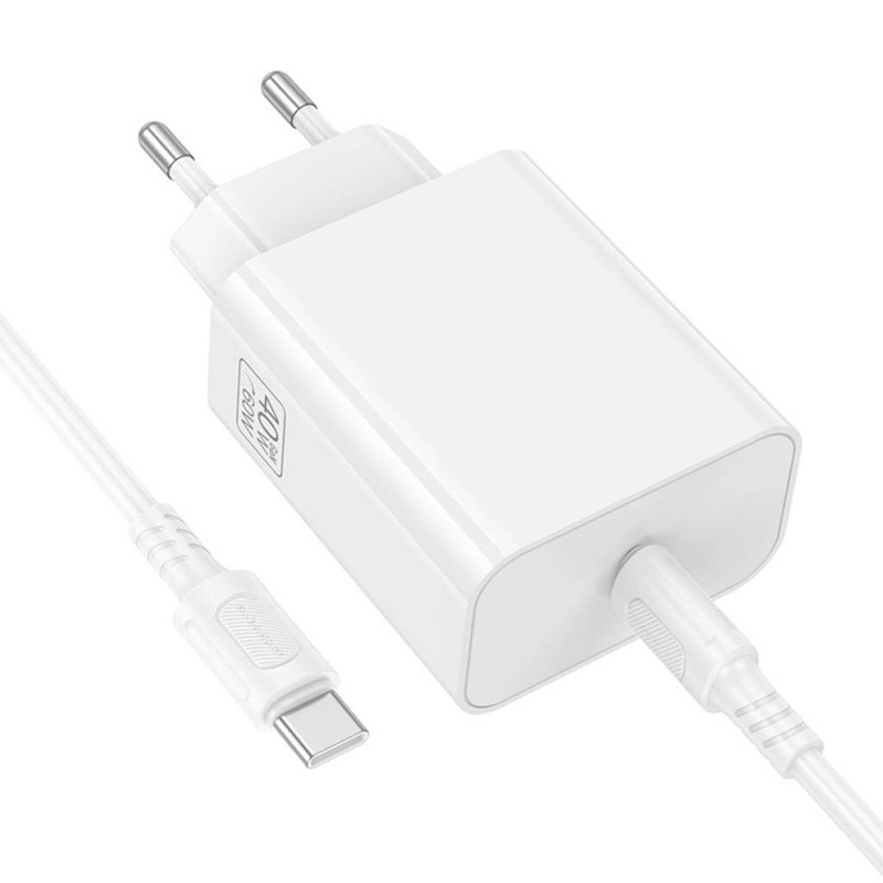 СЗУ Borofone BA109A Star PD40W (1USB-C) + кабель Type-C to Type-C Херсон - зображення 5