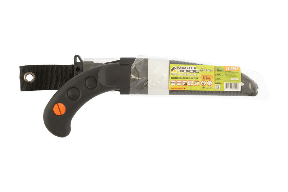 Ножовка садовая MASTERTOOL "Самурай" 170 мм 9TPI закаленный зуб 3-D заточка 14-6012 Харків - зображення 5