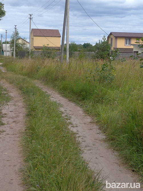 Бородянка Приватизированный фасадный участок 12соток п/ж.д. Бородянка - зображення 2