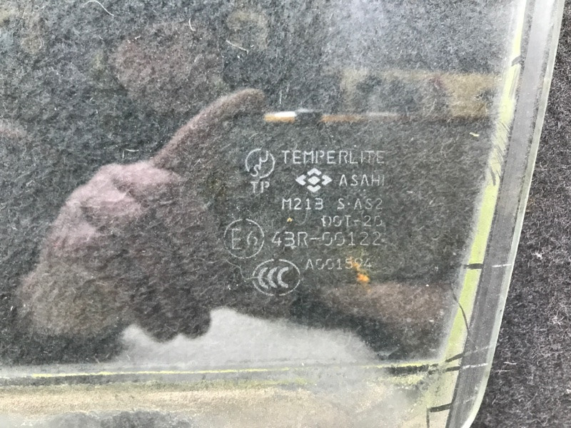 Стекло двери заднее левое Mitsubishi Outlander 2007-2012 5736a011 (Арт. 32596) Київ - зображення 3