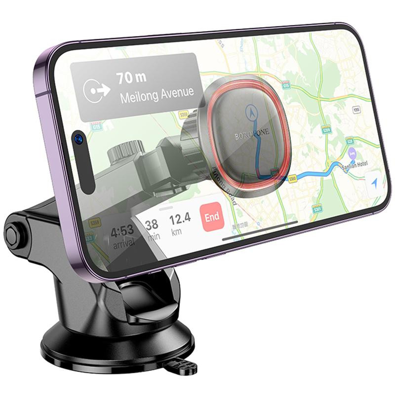Автодержатель Borofone BH125 Roman magnetic (center console) Херсон - зображення 6
