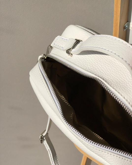 Сумка крос боді чорна шкіряна Італійська віра пелле модна не велика сумка TS000006 Киев - изображение 2