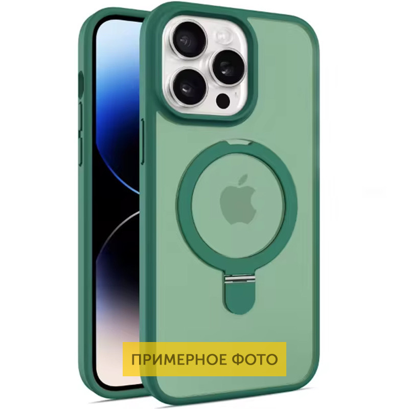 TPU+PC чехол Metal Buttons with MagSafe Colorful HQ Ring для Apple iPhone 16 Pro Max (6.9") Херсон - зображення 1
